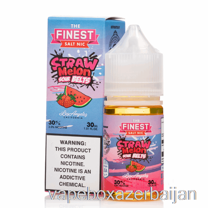 Vape Azerbaijan Straw Melon Sour Belts - The Finest Candy Edition Salt Nic - 30mL 30mg